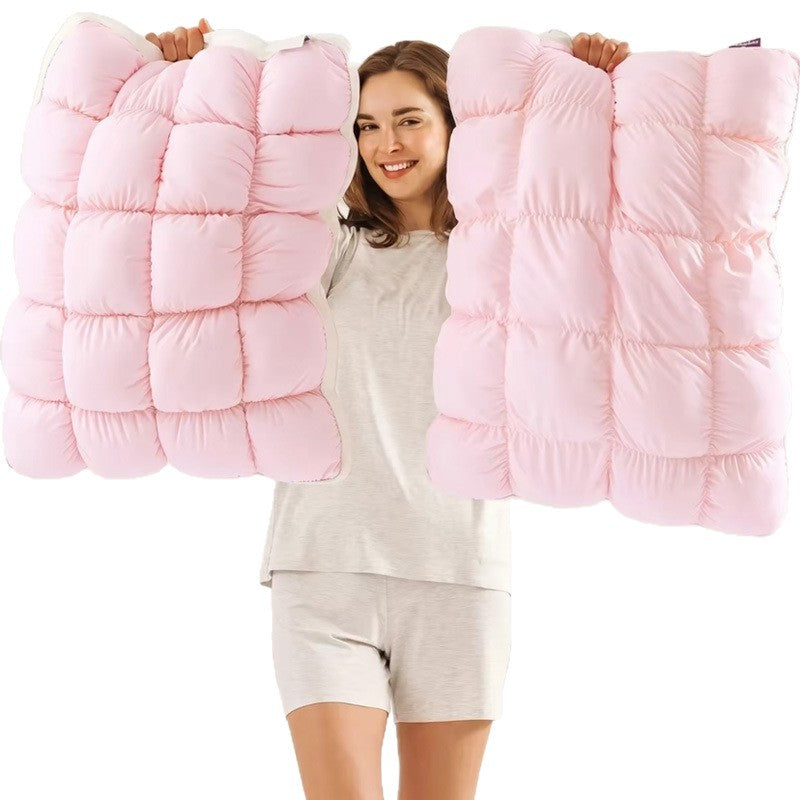 Ergonomic High-Resilience Cloud Comfort Pillow – Breathable Spandex Blend & Therapeutic Cervical Support Sleep System