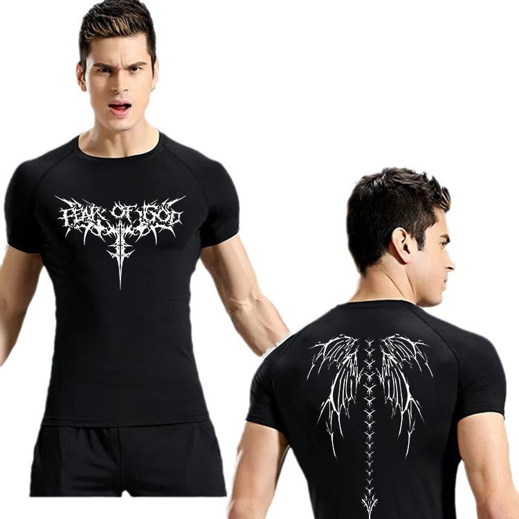 Anime Print Sports T-Shirt