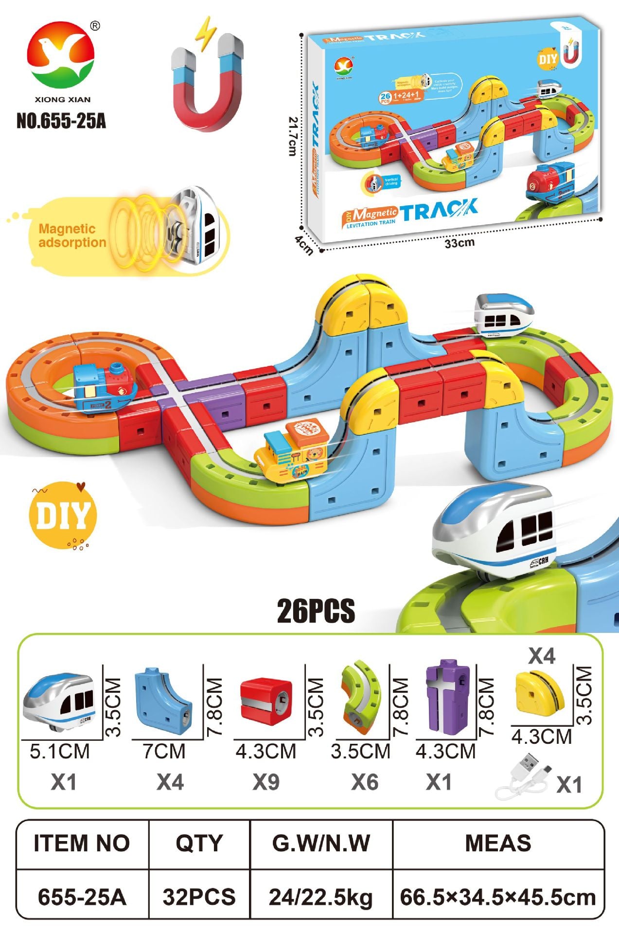 Magnetic Track Toy