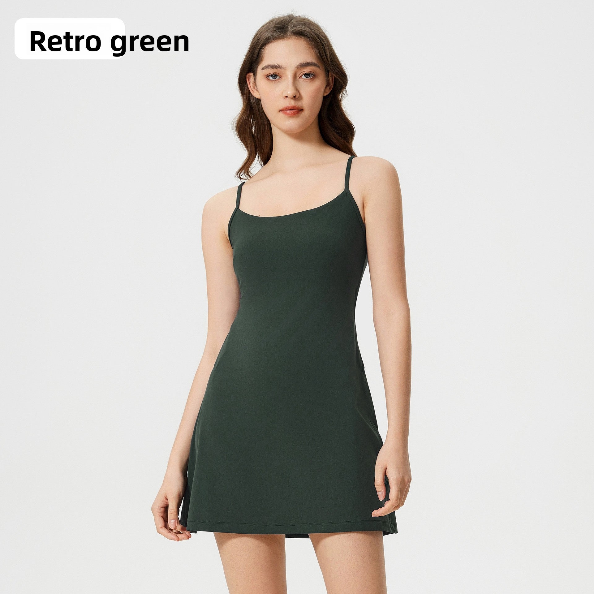 Aero Flex Open-Back Tennis Dress | Athletic Activewear with Built-In Lining
