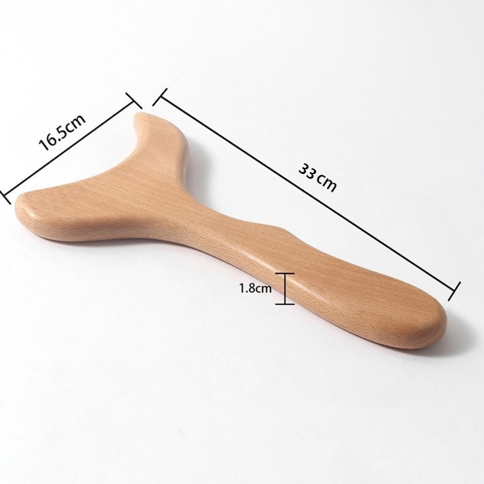 Beech Wood Body Massage Scraping Set