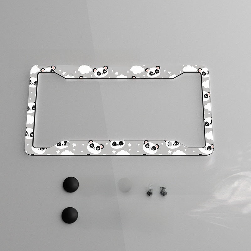 US Standard License Plate Frame with UV Coating
