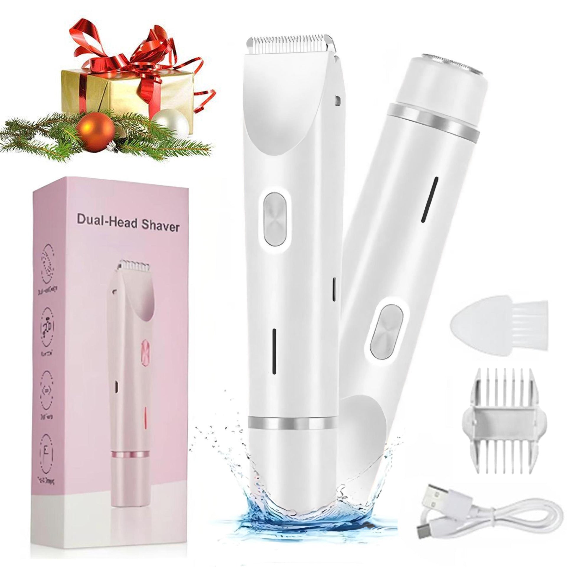Electric Shaver, Private Part Shaver, Men's and Women's Shaver, Whole Body Washable Wet and Dry Hair Removal Device