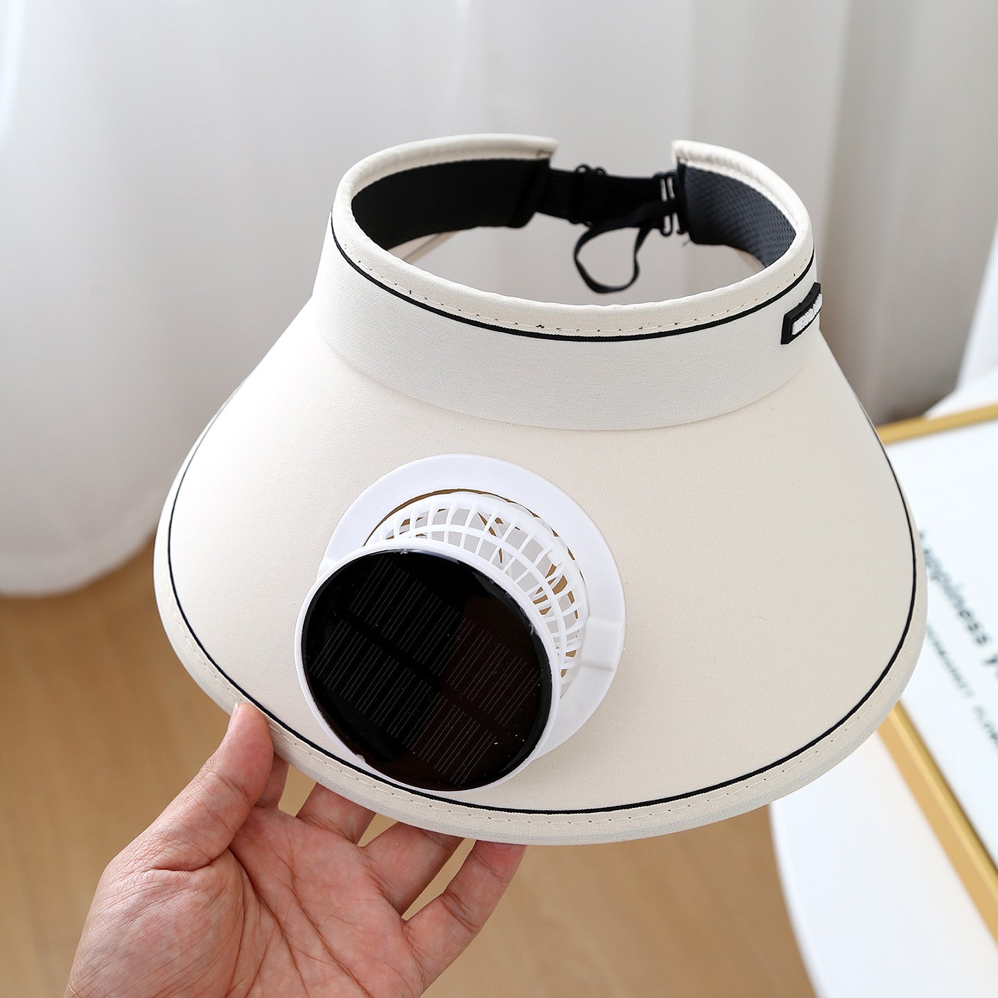 Solar Powered Cooling Hat with Adjustable Fan