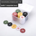 Plastic Poker Chips for Card Games