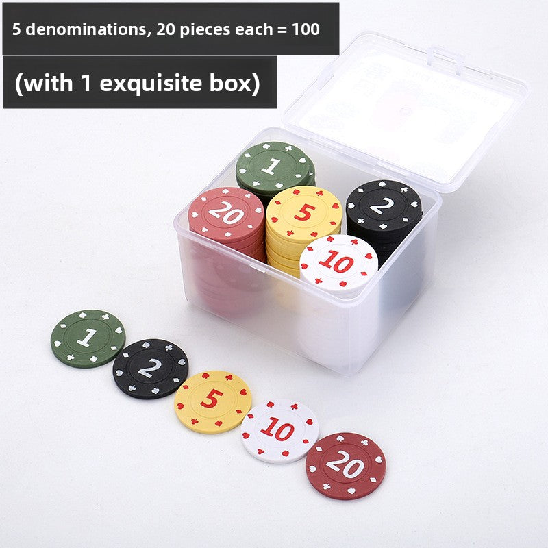 Plastic Poker Chips for Card Games
