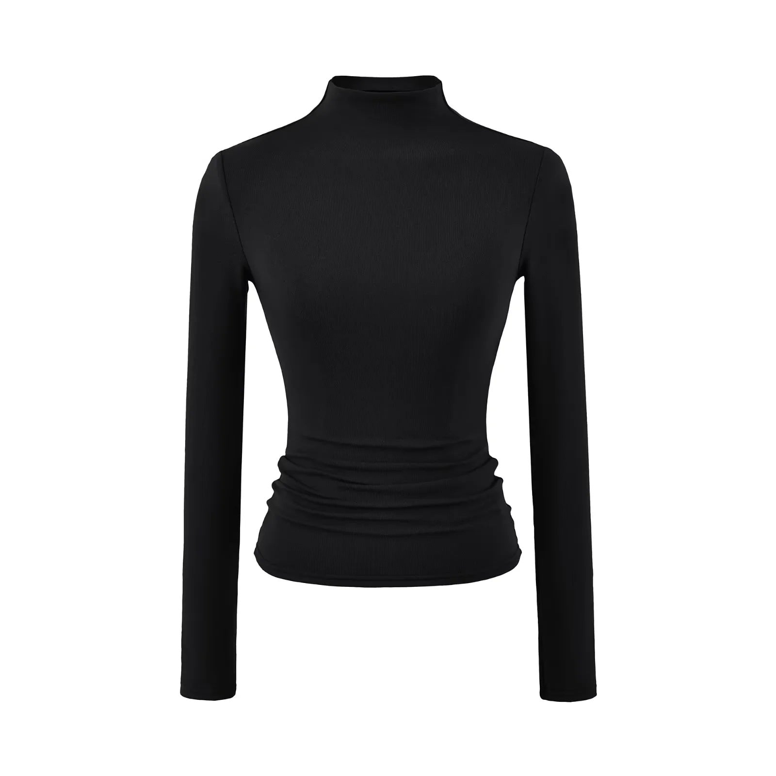 Women's Slim Fit Long Sleeve Turtleneck Shirt