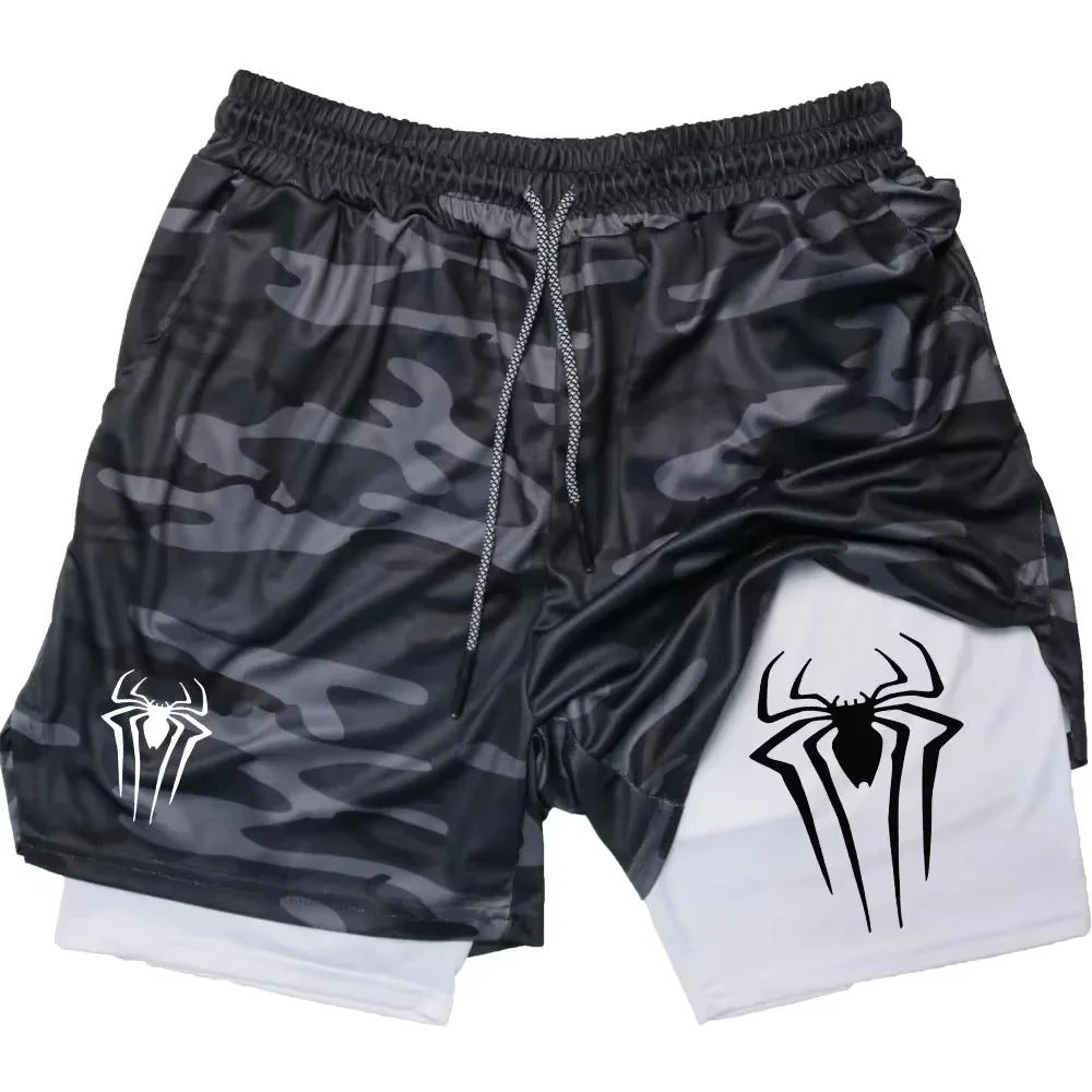 Fashion Print Double Layer Adult Beach Pants