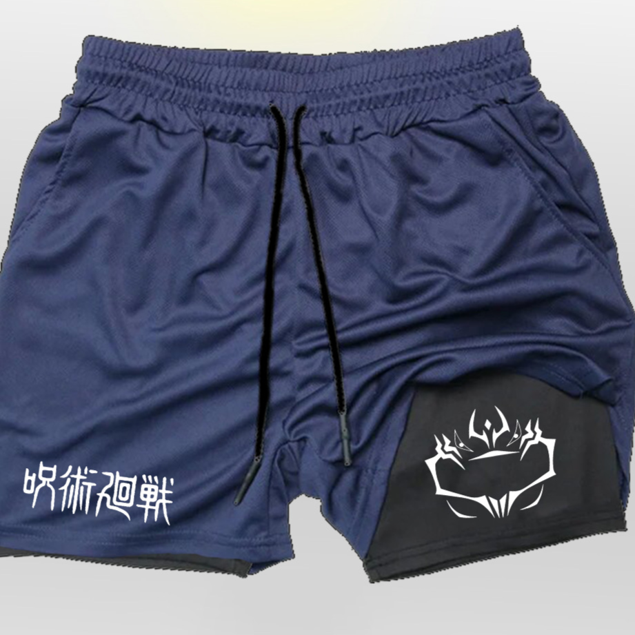 Mens Breathable Running Shorts with Phone Pocket