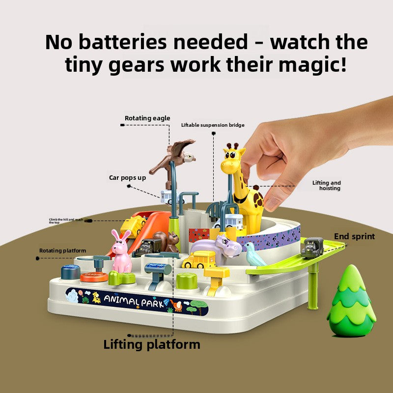 Interactive Educational Rail Car Toy Set