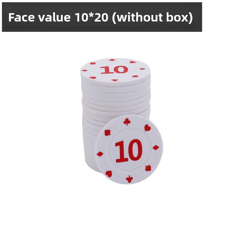 Plastic Poker Chips for Card Games