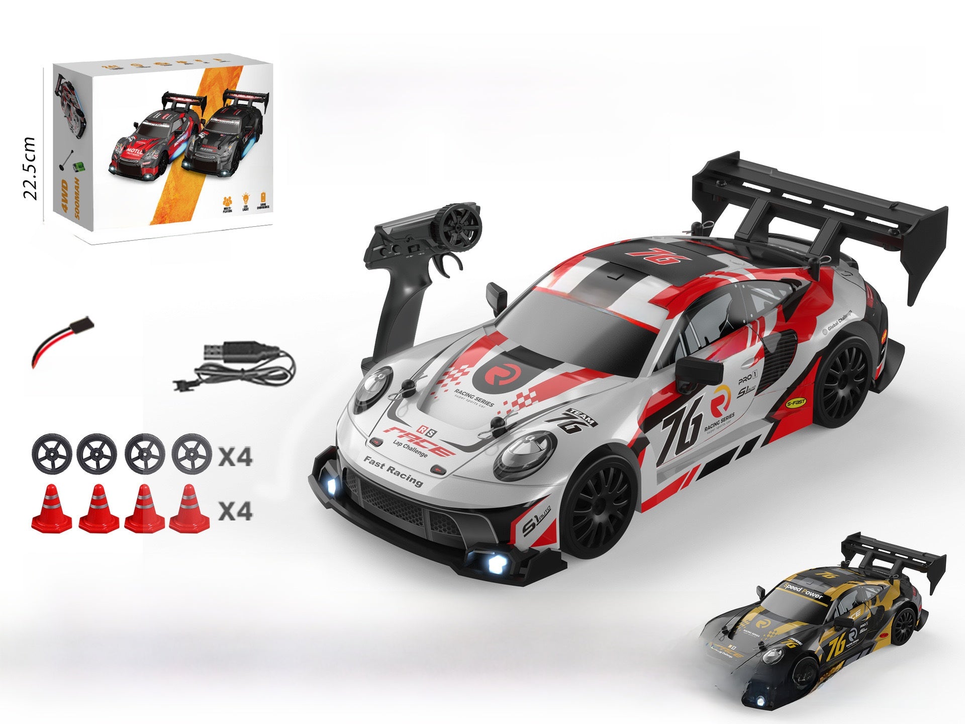 Mini Remote-Controlled Racing Car