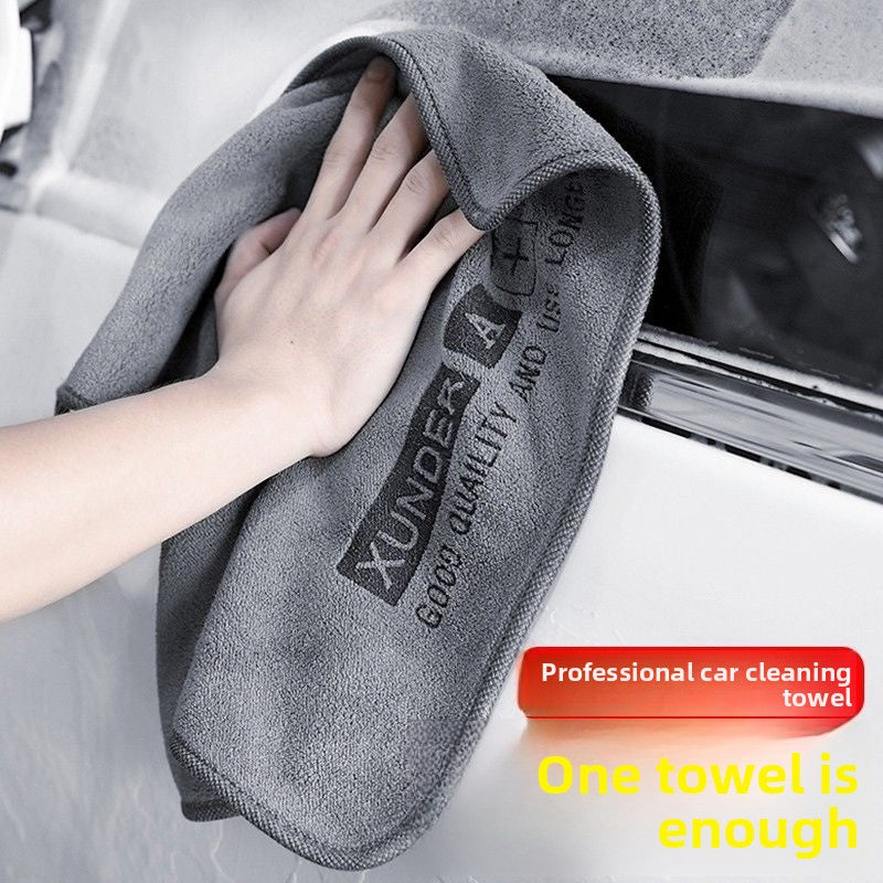 Professional Microfiber Automotive Detailing Towel – High-Absorption Scratch-Free Short-Velvet Cloth for Superior Paint Care