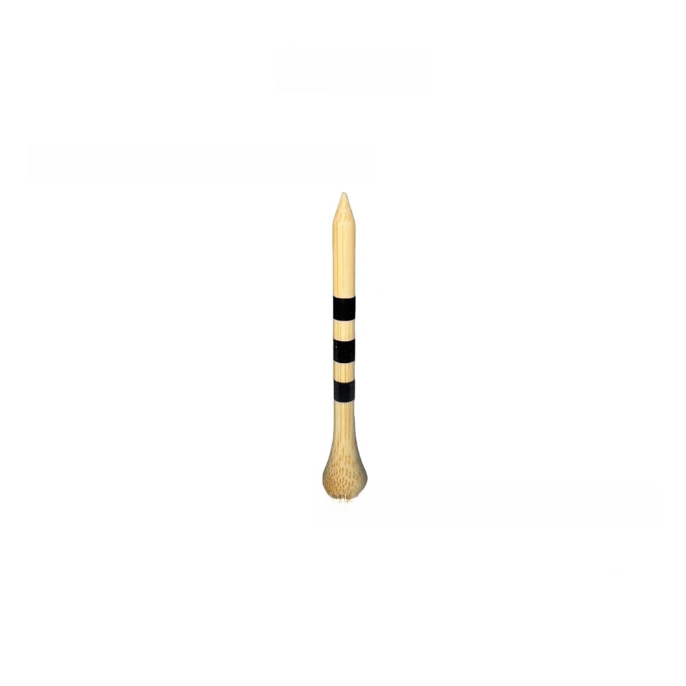 Wood Fiber Golf Tees with Customizable Stripes