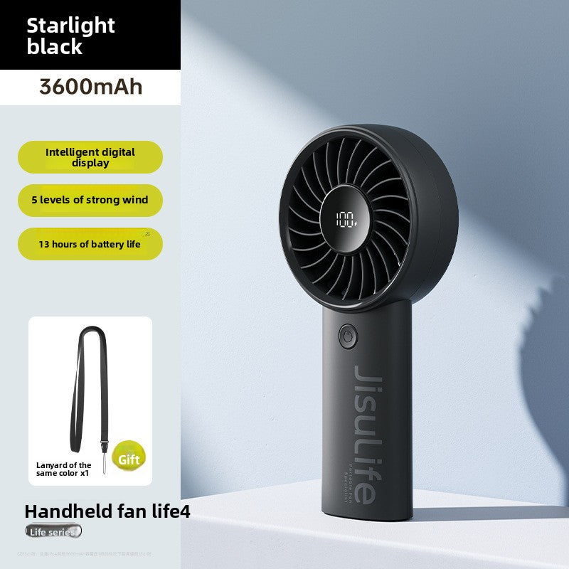 Portable USB Rechargeable Handheld Fan