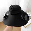 Solar Powered Cooling Hat with Adjustable Fan