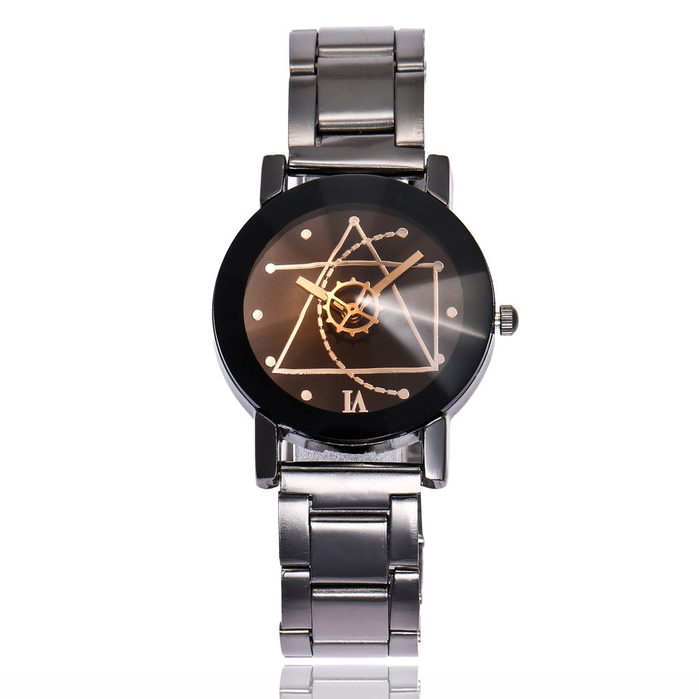 Compass Gear Pointer Quartz Watch