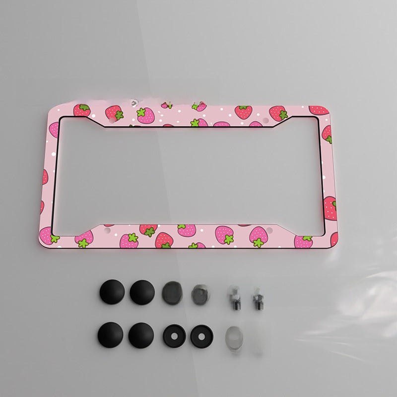 US Standard License Plate Frame with UV Coating