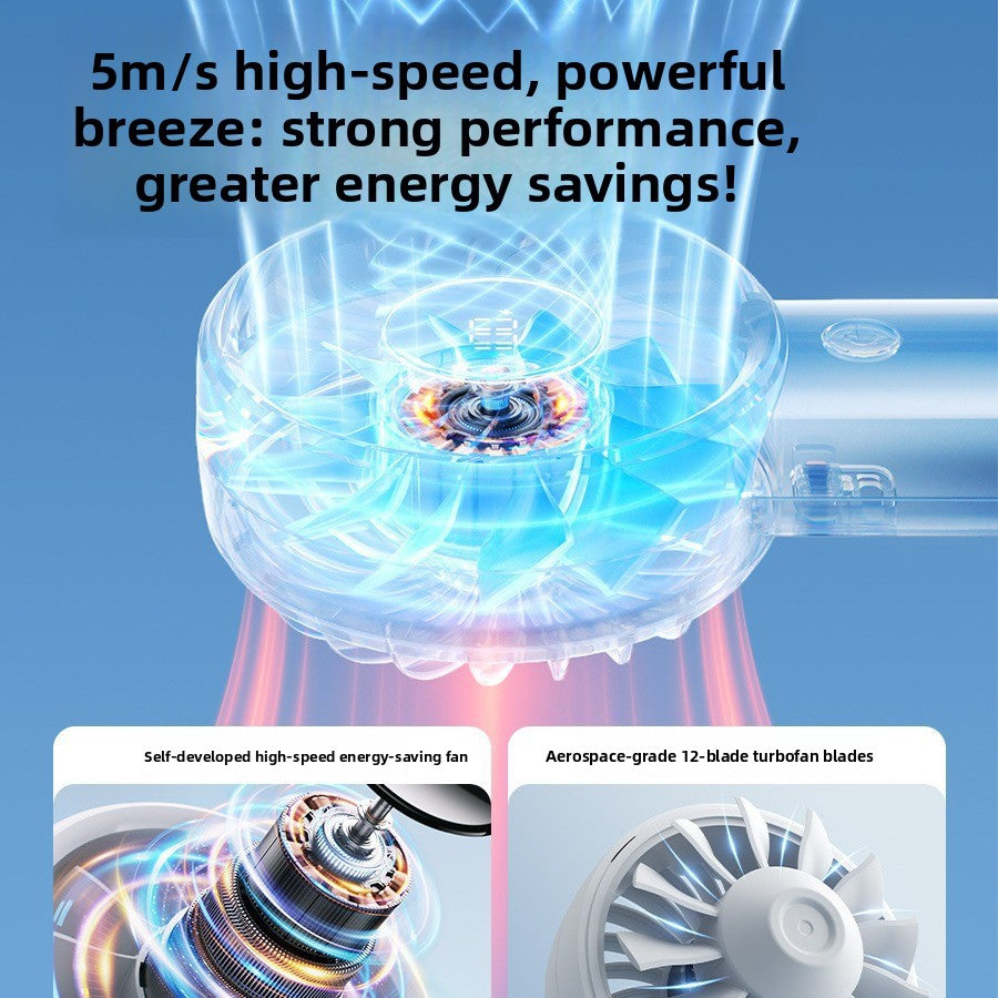 Portable USB Rechargeable Handheld Fan