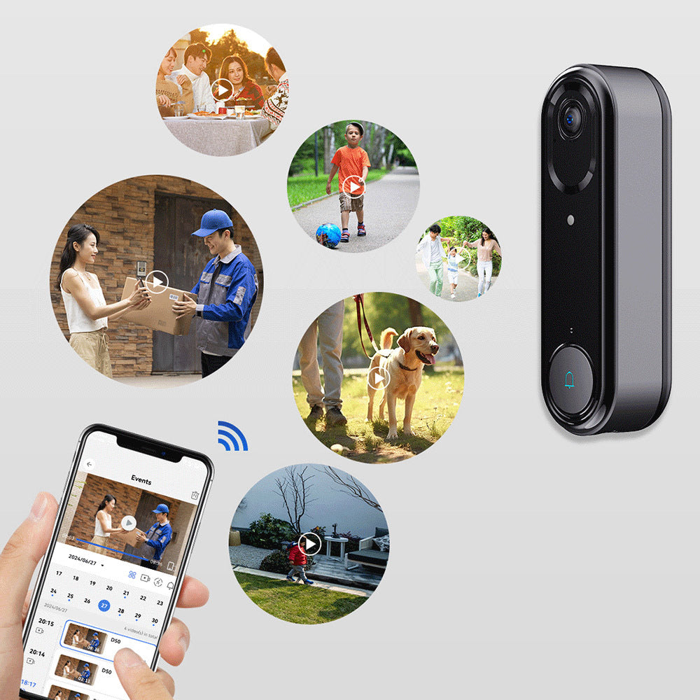 Smart WiFi Video Doorbell with Night Vision