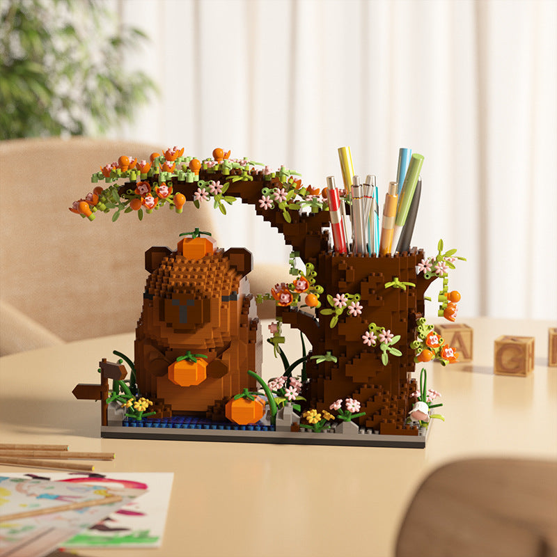 Toy building blocks micro-particle building blocks