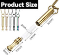 Mindfulness Breathing Whistle Necklace for Stress Relief