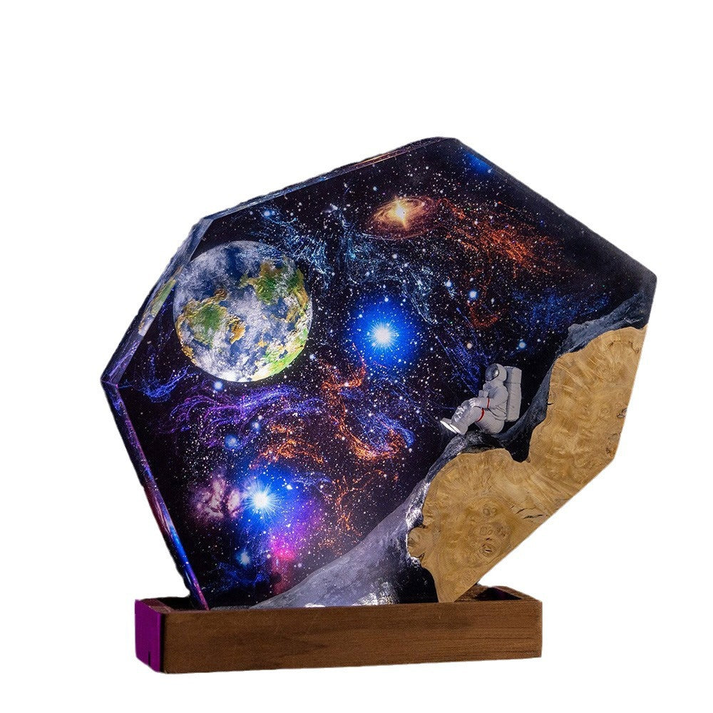 Epoxy Resin Wood Night Lamp