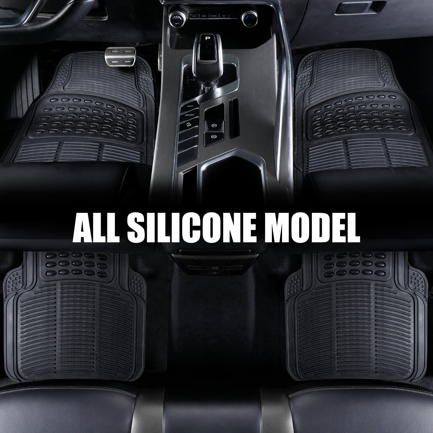 Universal PVC Car Floor Mats Set