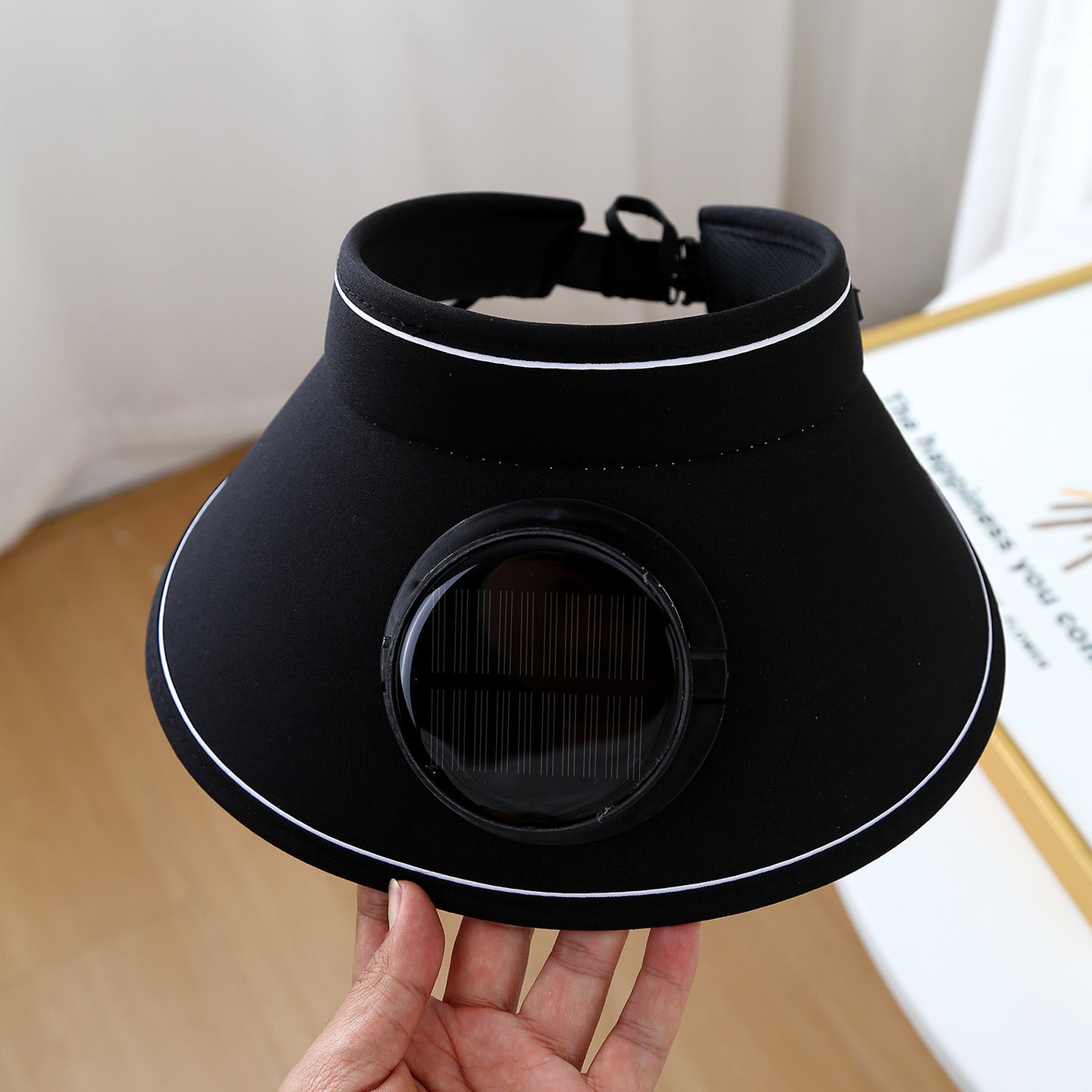 Solar Powered Cooling Hat with Adjustable Fan