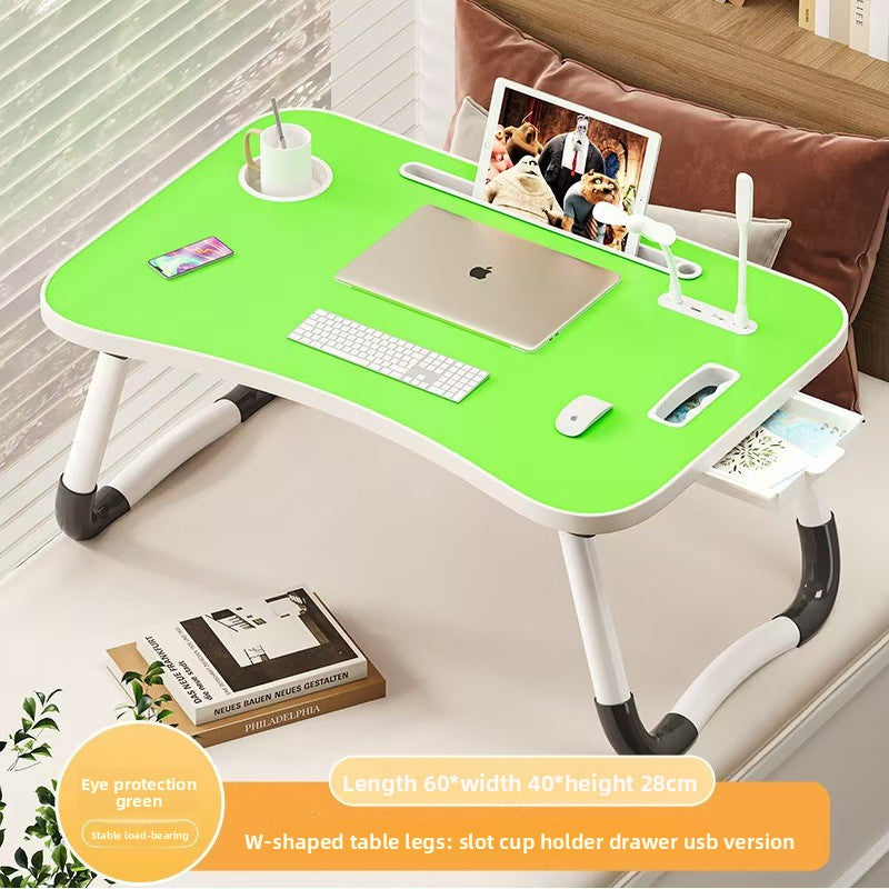 Foldable Bed Desk with Multi-Functional Design