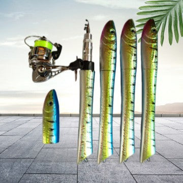 Mini Portable Fishing Rod Set
