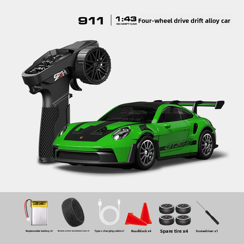 Alloy High-Speed ??Four-Wheel Drive Drift Remote Control Car