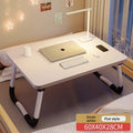 Foldable Bed Table with Storage Options