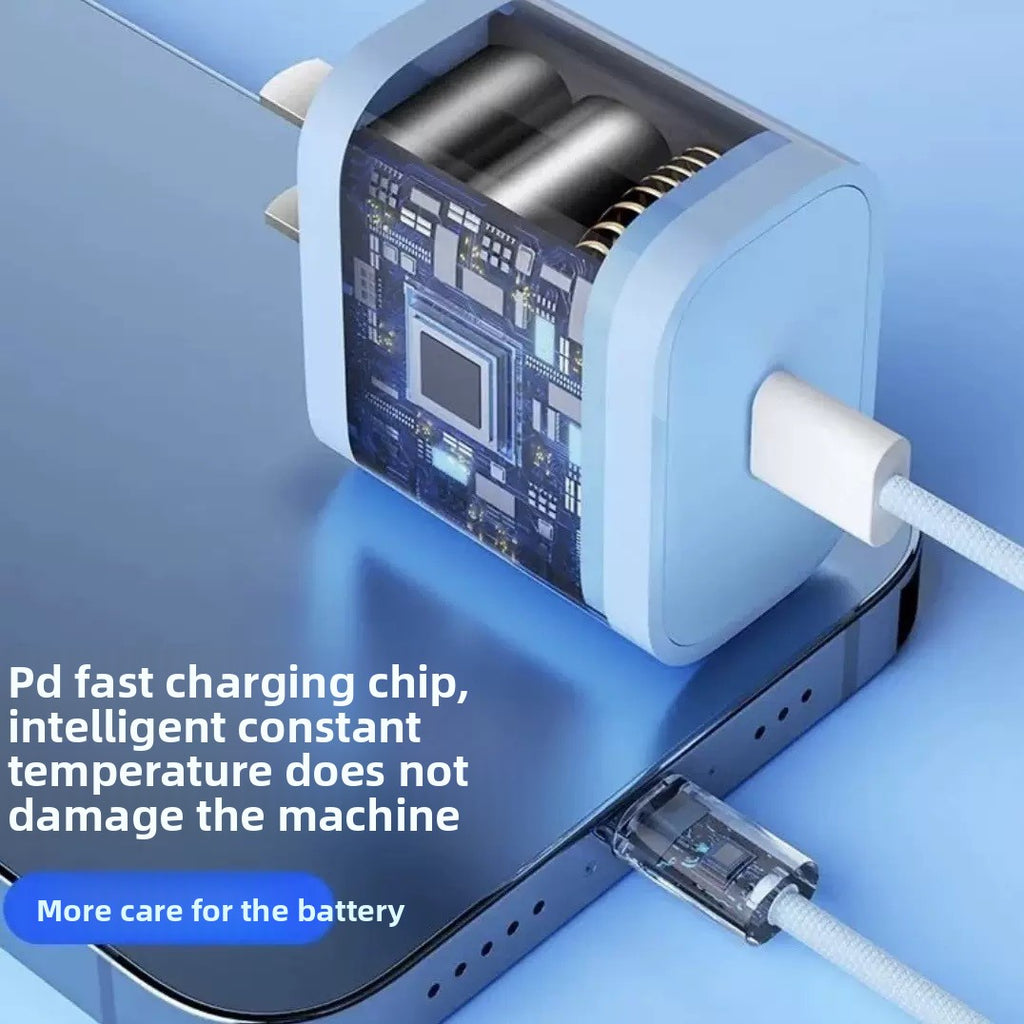 PD Fast Charger Adapter with Braided Cable