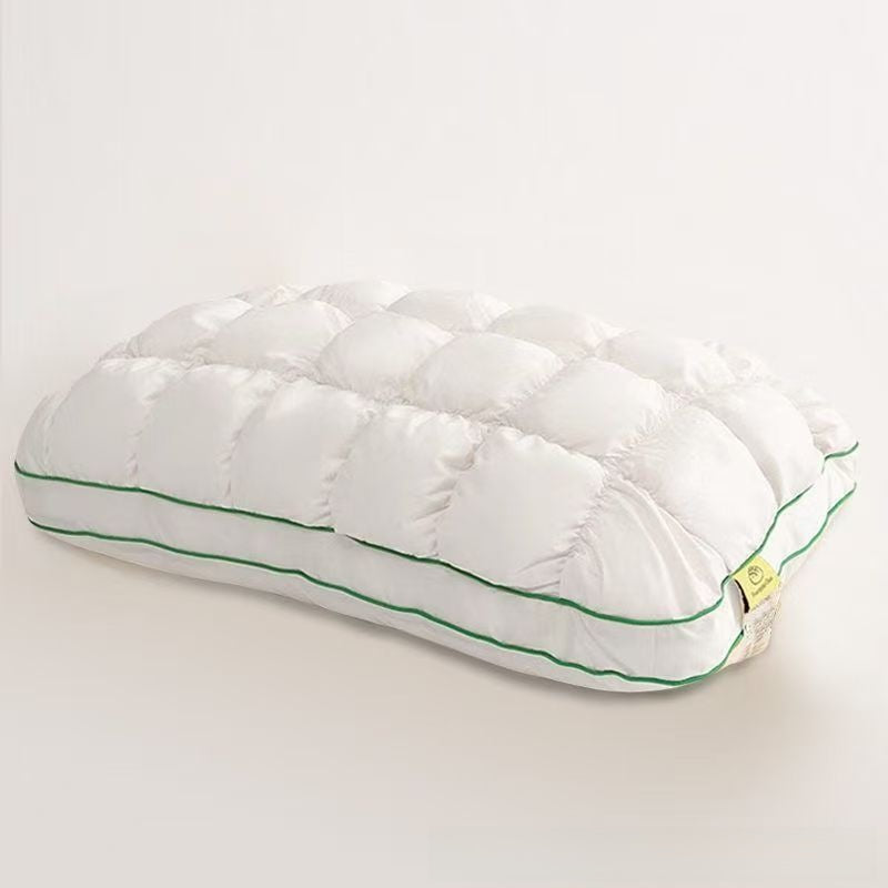 Ergonomic High-Resilience Cloud Comfort Pillow – Breathable Spandex Blend & Therapeutic Cervical Support Sleep System