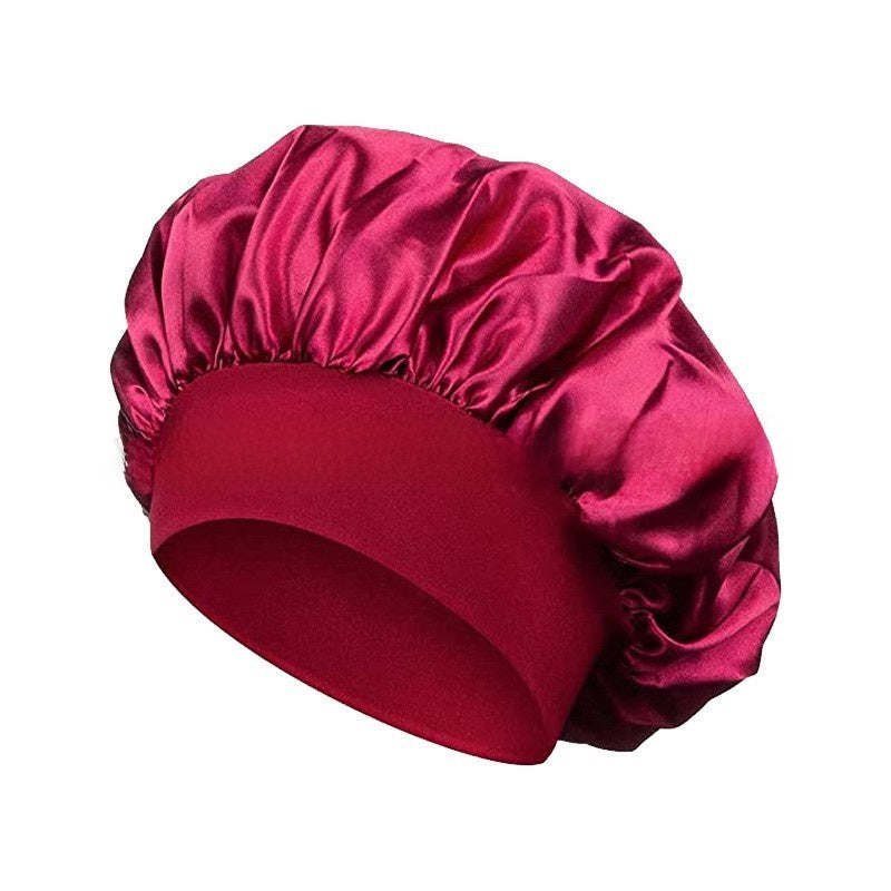 Wide Brim Stretchy Hair Care Cap