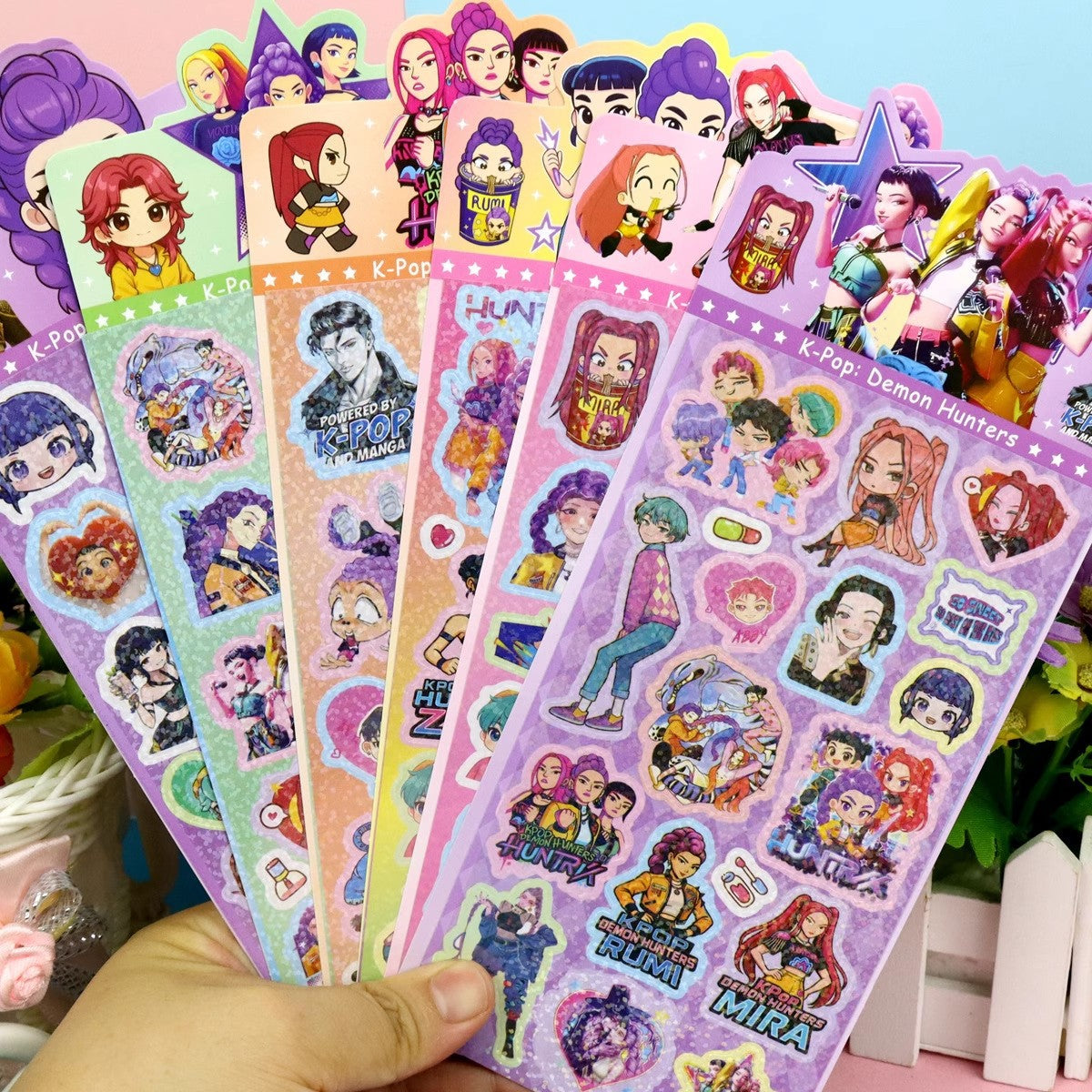Kpop Witch Hunter Laser Stickers
