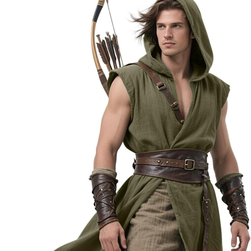 Medieval Sleeveless Tunic Renaissance Cape