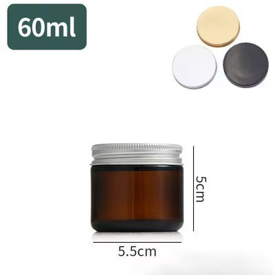 Multi-Color Glass Candle Containers – Elegant Home Decor Jars with Gold/Silver/Black Lids