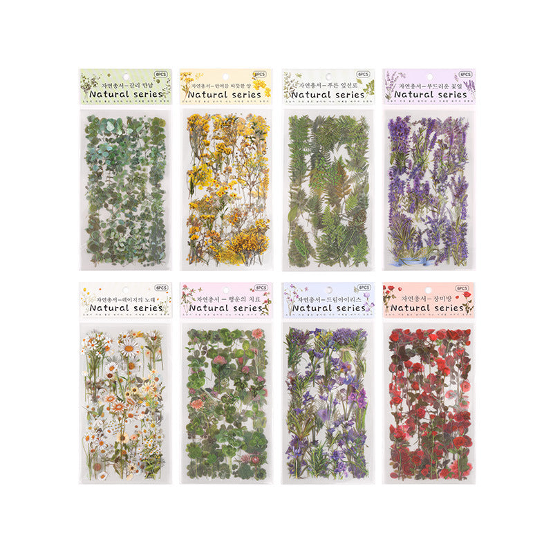 Nature Series PVC Sticker Sheets