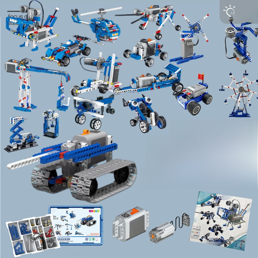 Remote-Controlled Tank Box Building Toy