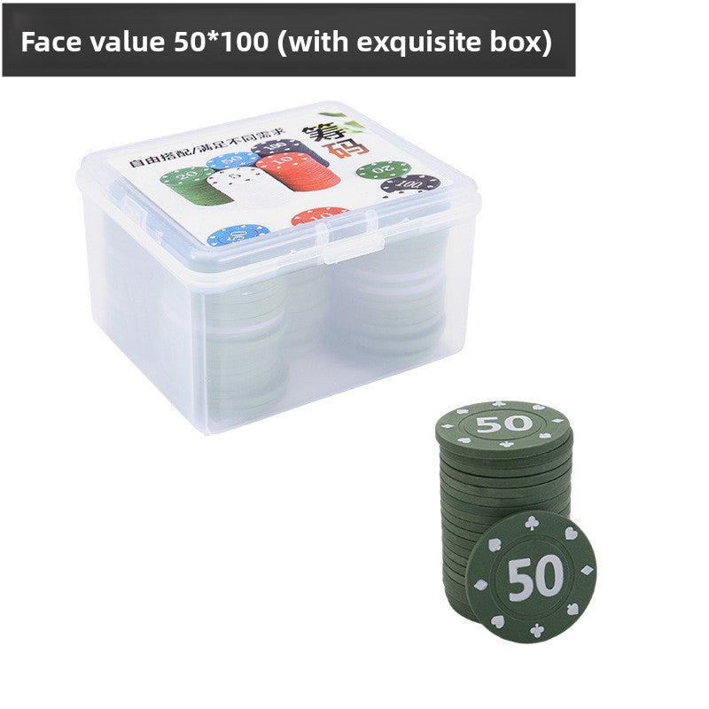 Plastic Poker Chips for Card Games