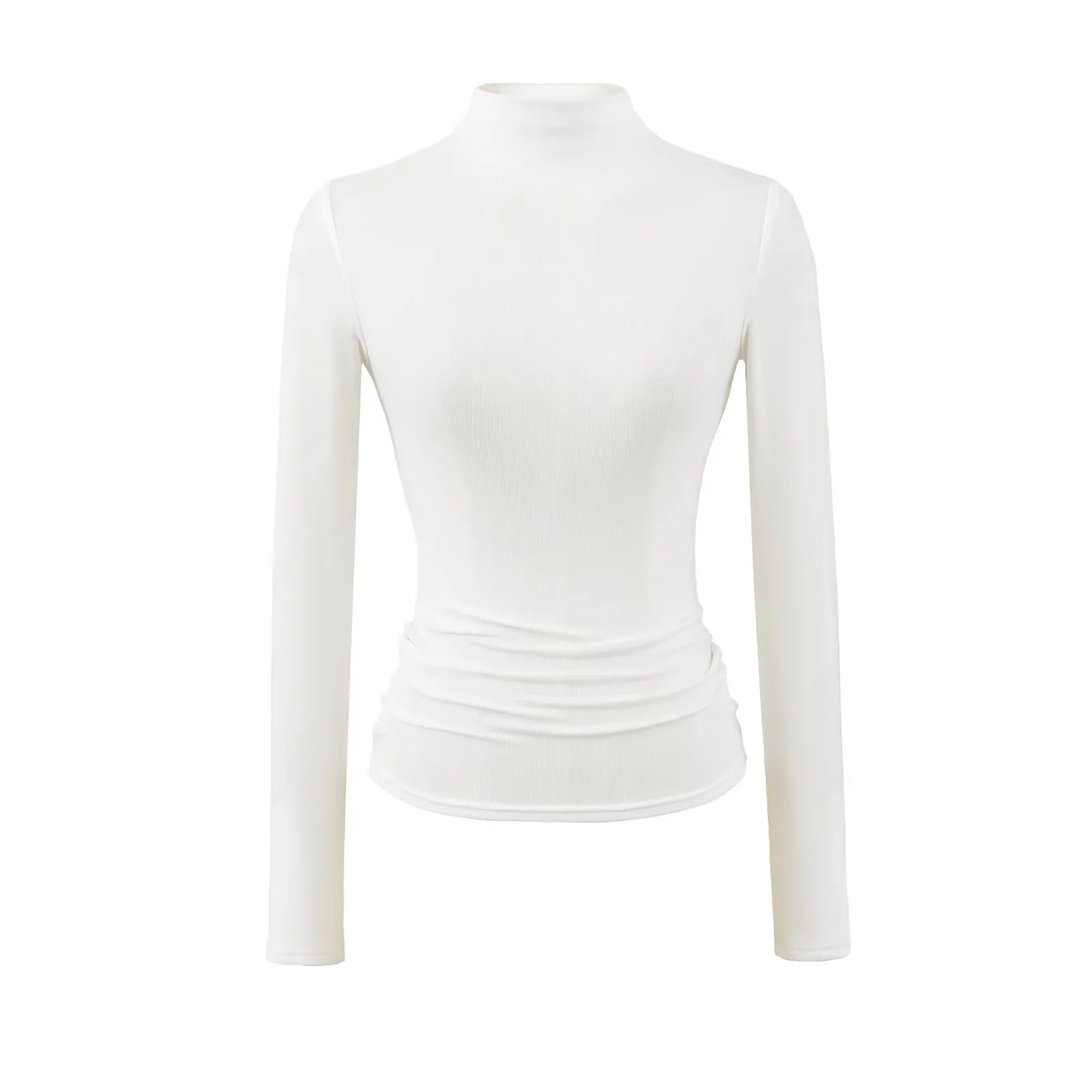 Women's Slim Fit Long Sleeve Turtleneck Shirt