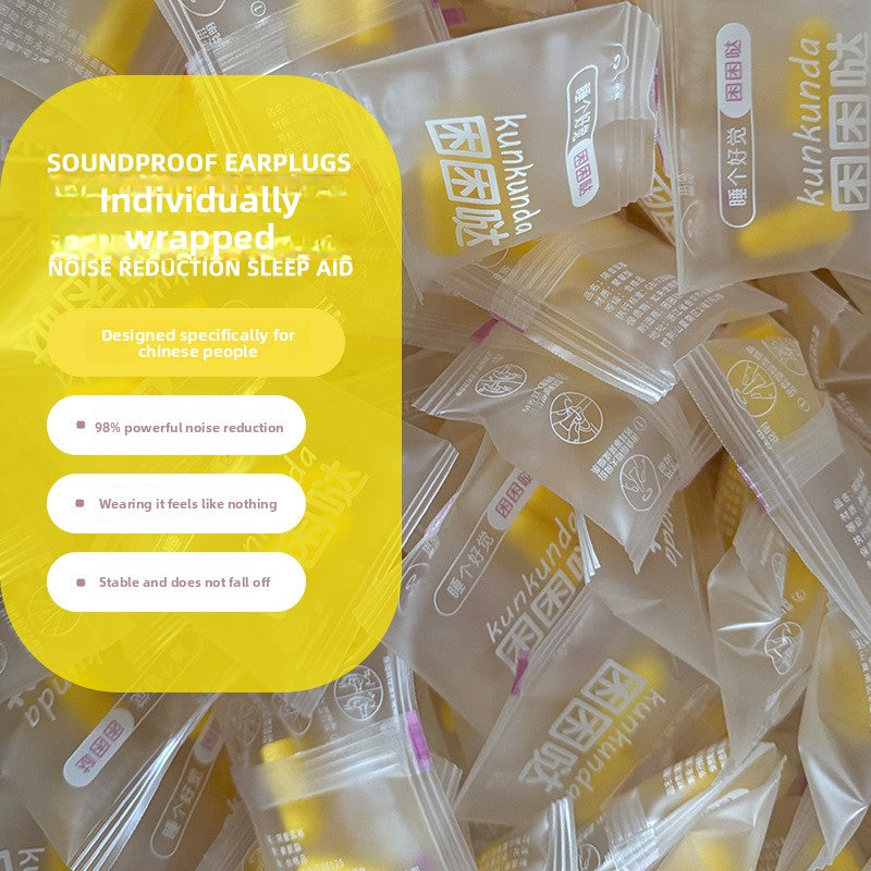 Reusable Noise Reducing Soft Foam Earplugs