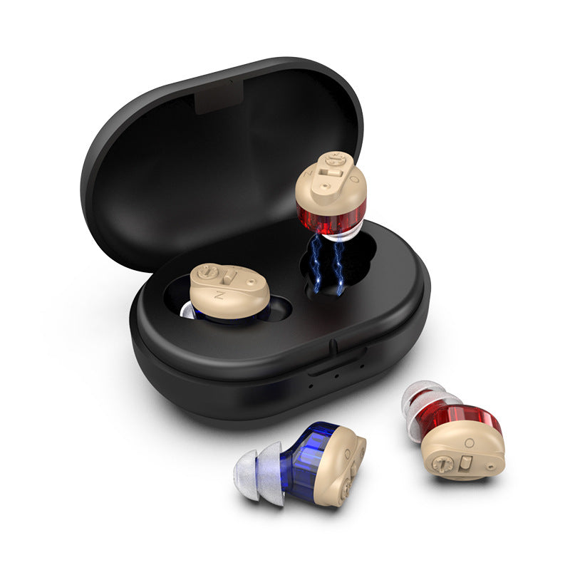 Wireless Hearing Aid with Magnetic Charging
