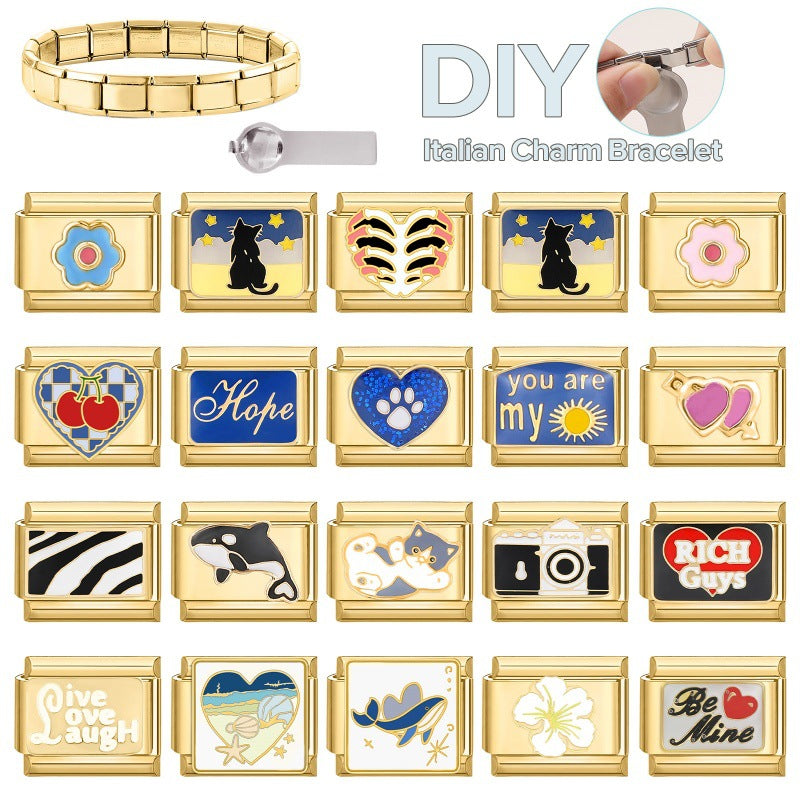 Gold-based bracelets, necklaces, jewelry accessories