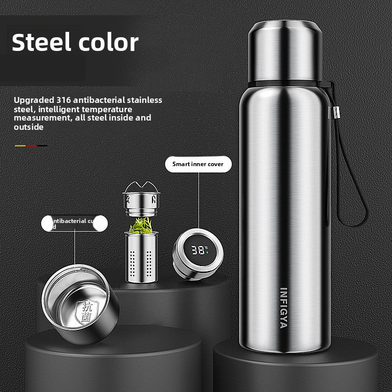 Stainless Steel Insulated Water Cup with Tea Separation