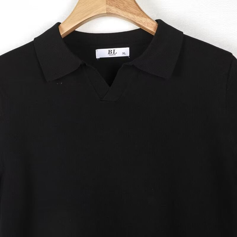 Men's Short Sleeve Lapel T-Shirt