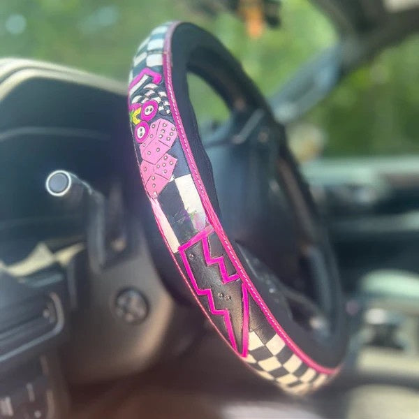 Four-Season Universal Steering Wheel Cover High-End Style Without Inner Ring Anti-Slip Breathable Steering Wheel Cover