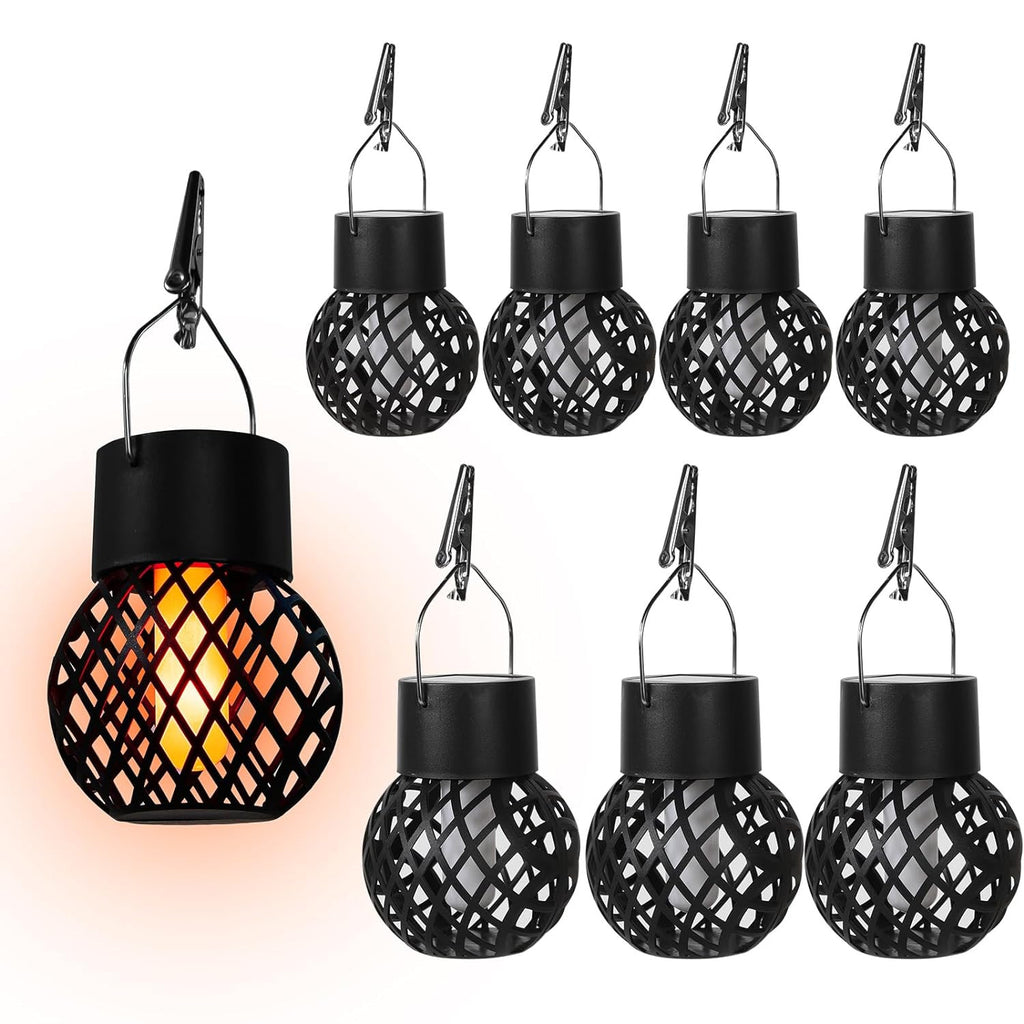 Lumina Waterproof Hanging Solar Lights-Realistic Flicker Flame Garden Decor